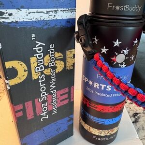 FrostBuddy 24oz Sports Buddy~ SS Insulated Water Bottle~NEW IN BOX
